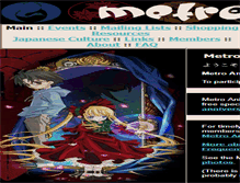 Tablet Screenshot of metroanime.org